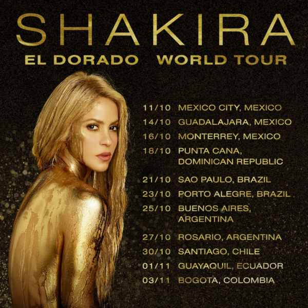 Giras de Shakira en Latinoamérica: Historia y Éxitos